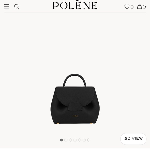 Polene Black Crossbody Bag - Picture 4 of 8
